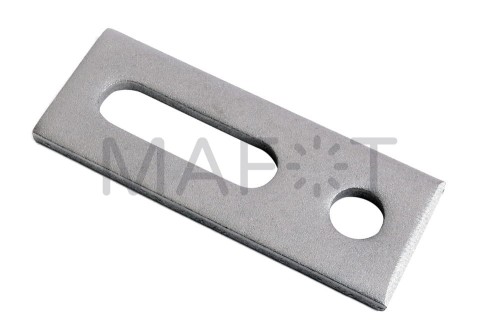 Adapter M10 80x30x5 nierdzewny