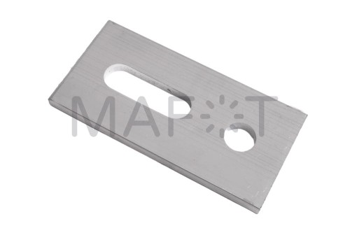 Adapter M10 80x40x5 aluminiowy