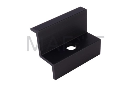 Klema montażowa końcowa 40 mm czarna