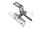 Regulowany uchwyt do blachy trapezowej