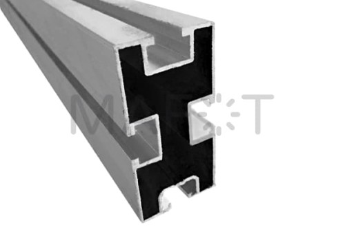 Szyna / profil wzmocniony 80x40 6210mm aluminiowy