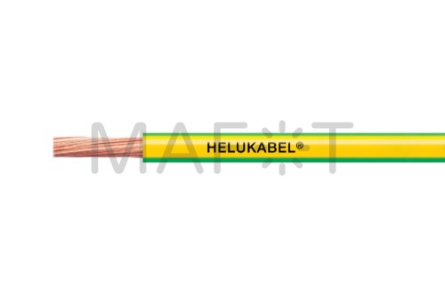 Kabel żółto-zielony HELUKABEL H07V-K