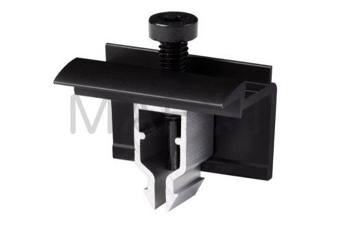 Klema końcowa 30 mm czarna na KLIK