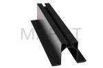 Mostek pochyły na blachodachówkę 63x330mm czarny