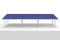 Carport aluminiowy 6-stanowiskowy VV
