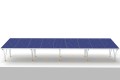Carport aluminiowy 8-stanowiskowy VV