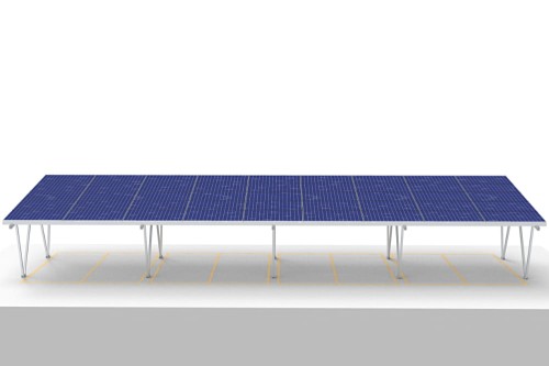 Carport aluminiowy 8-stanowiskowy VV