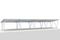 Wiata aluminiowa 8-stanowiskowa VV