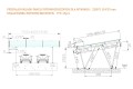 Carport aluminiowy 2-stanowiskowy z systemem odprowadzania wody - RAL 7016