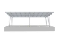 Wiata aluminiowa 4-stanowiskowa VV