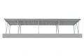 Wiata aluminiowa 7-stanowiskowa VV